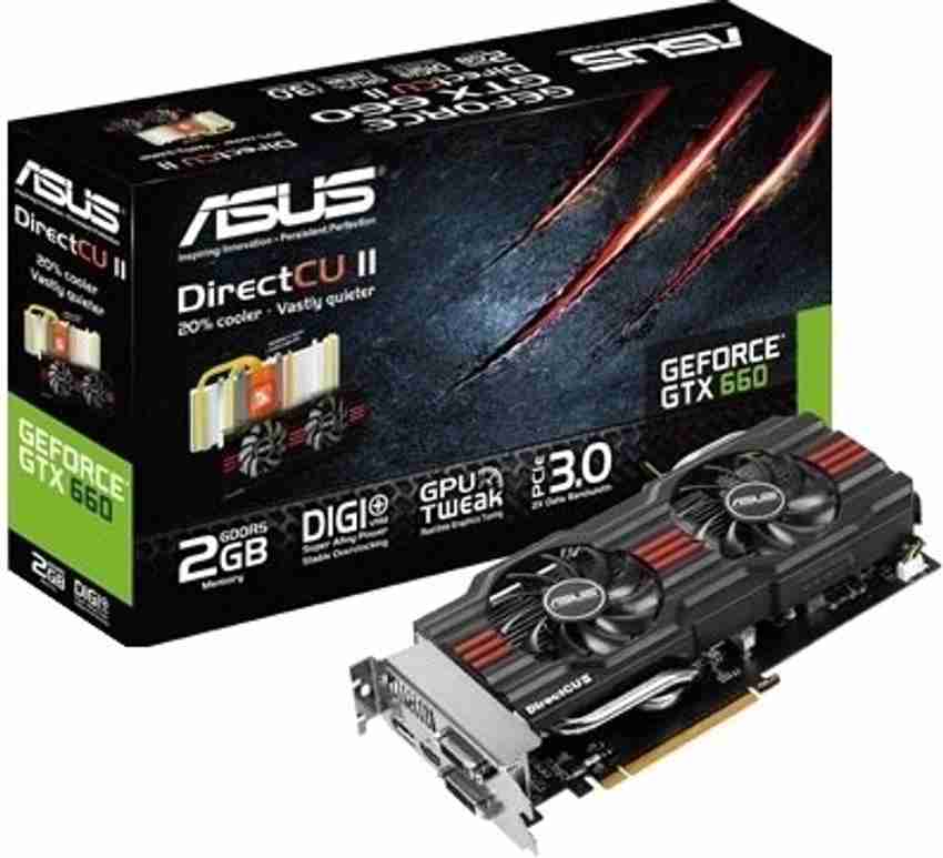 Asus NVIDIA GeForce GTX 660 2 GB GDDR5 Graphics Card