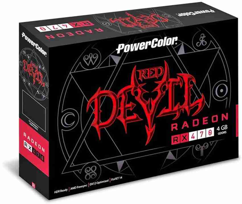 PowerColor AMD ATI Radeon RX 470 4 GB GDDR5 Graphics Card