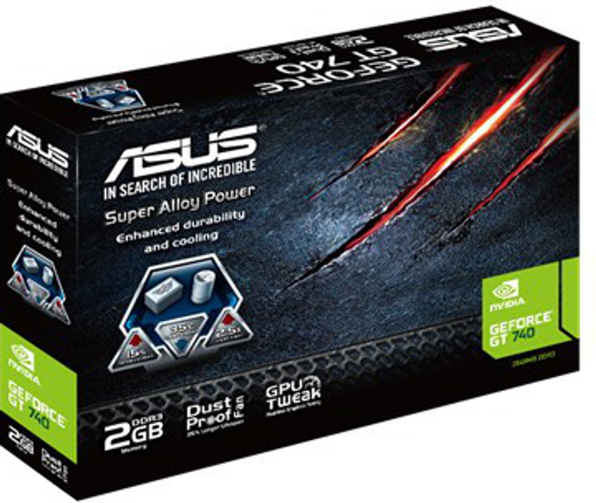 ASUS NVIDIA GeForce GT 740 2 GB DDR3 Graphics Card ASUS