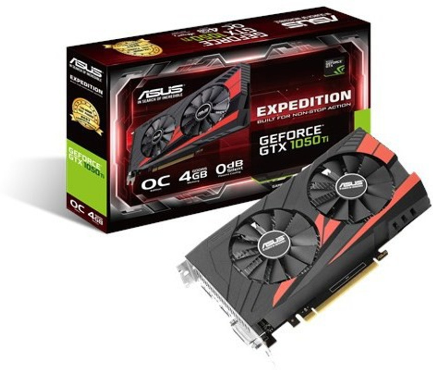 ASUS NVIDIA GEFORCE GTX 1050 TI 4GB OC EXPEDITION 4 GB GDDR5