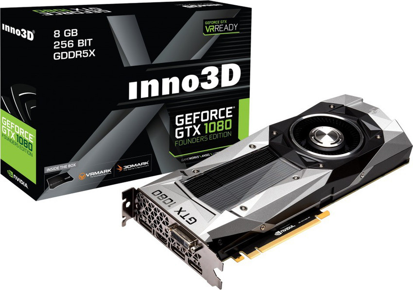Inno3D NVIDIA GeForce GTX 1080 FE 8 GB DDR5 Graphics Card