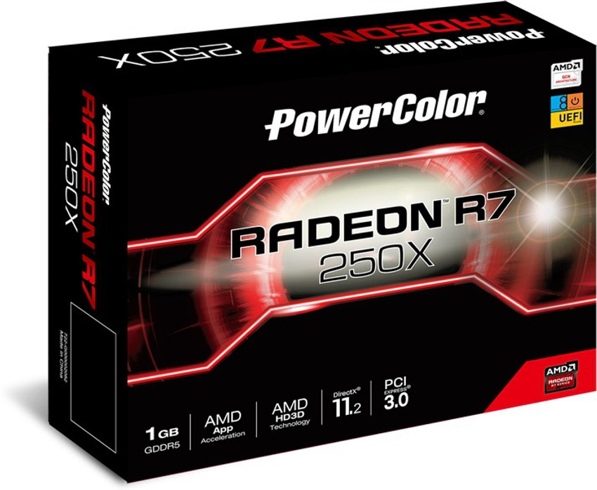 PowerColor AMD ATI R7 250X 1GB DDR5 1 GB DDR5 Graphics Card
