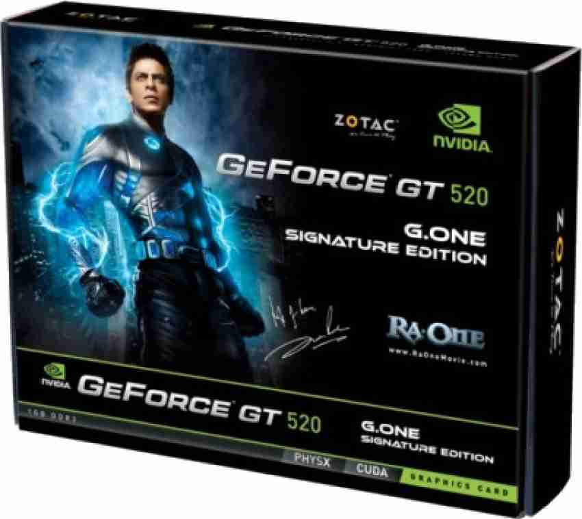 ZOTAC NVIDIA GeForce GT 520 G.One Signature Edition ZT 50609 10M