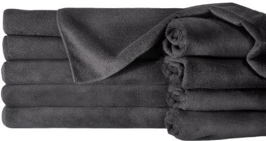 Buy Towels by Doctor Joe ULTRA-15BLK Safe-2-Bleach Deep Black  16"x27" Microfiber Salon Towel - Pack of 12 Hair Accessory Set  online at