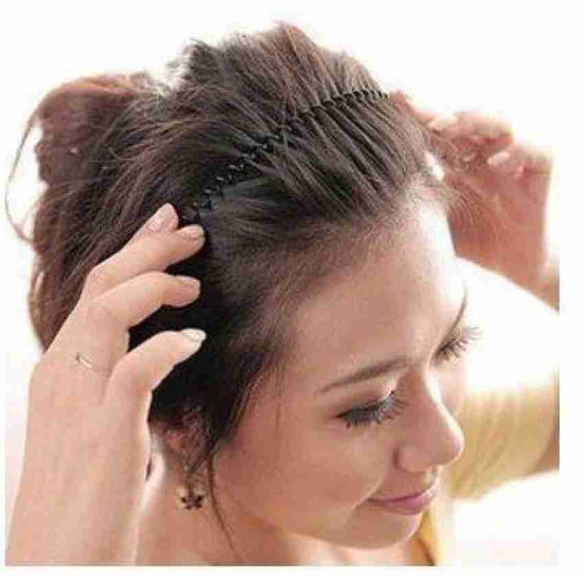 Pankh Waved Hair Holder Head Hair Band Price in India - Buy Pankh