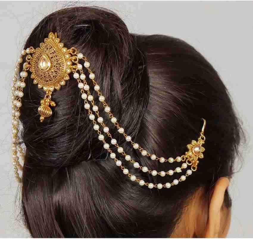 Hair pin with sales chain