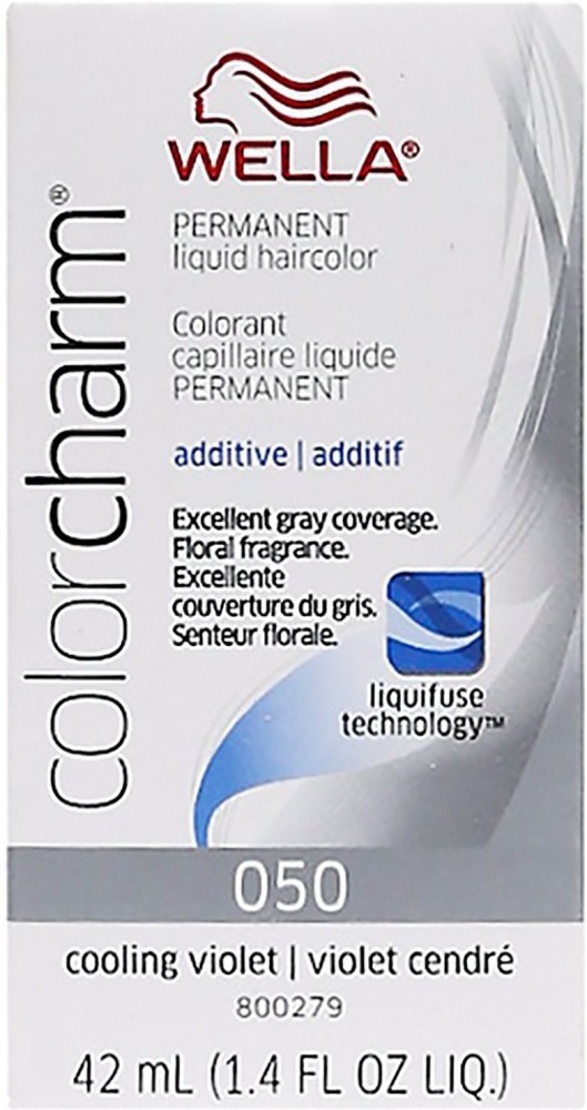 GetUSCart- WELLA Color Charm Permanent Liquid Hair Color for Gray Coverage,  050 Cooling Violet, 1.4 oz