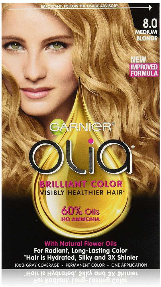 GARNIER Olia Oil Powered Permanent 8.0 Medium Blonde Price in