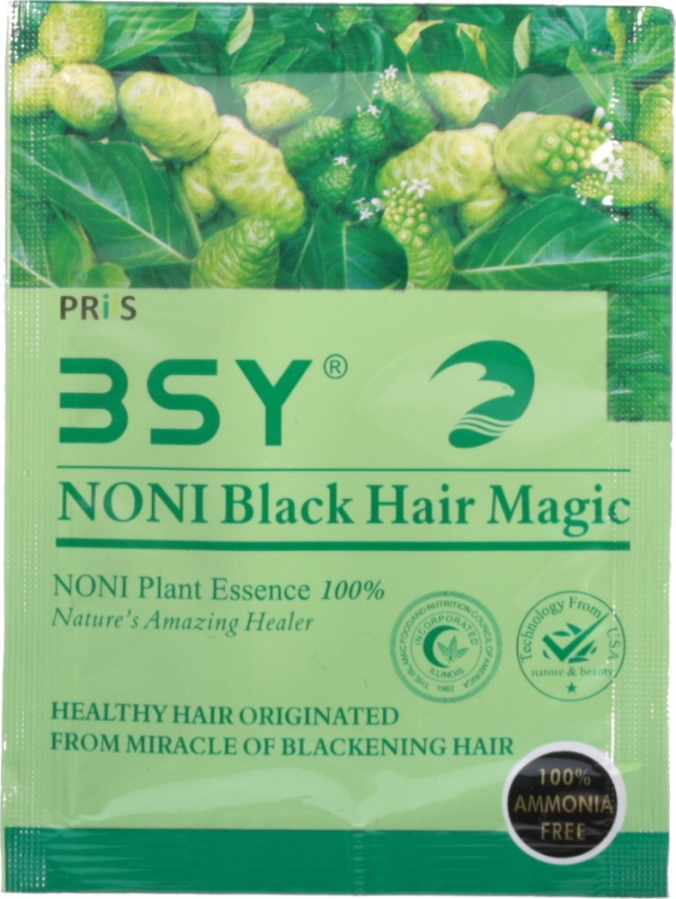 BSY Noni Fruit Hair Color Shampoo 20ml x 10  PRiiS India