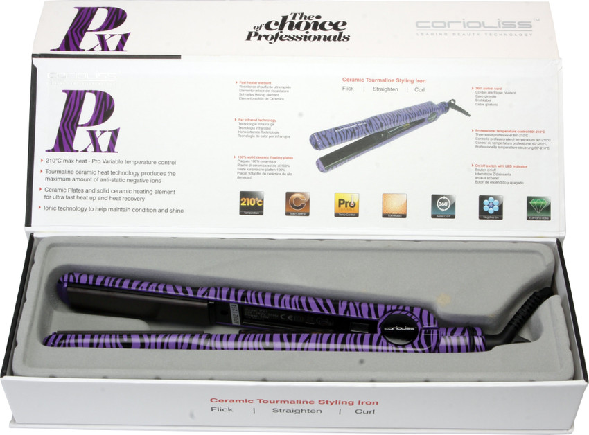 CORIOLISS PX1 Purple Zebra Hair Straightener CORIOLISS