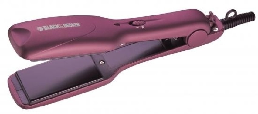 Black and decker hair sale straightener