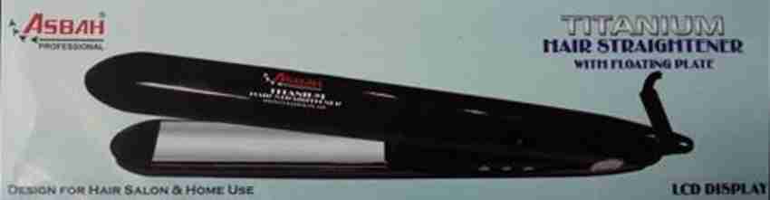 Asbah titanium hair straightener best sale