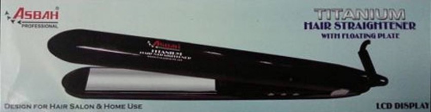 Asbah titanium outlet hair straightener