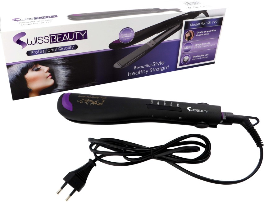 Swiss beauty hair on sale straightener