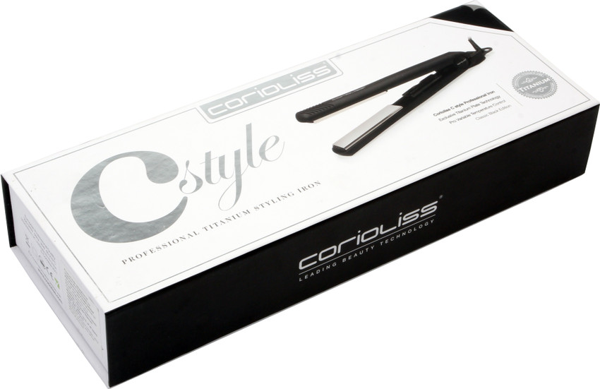 CORIOLISS City Style Black Titanium Hair Straightener CORIOLISS