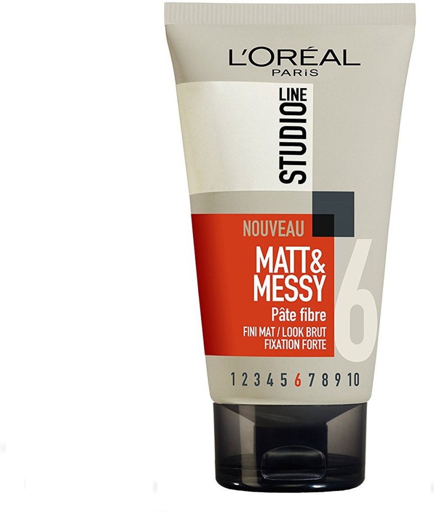 L'Oréal Paris Studio Line Matt & Messy Pâte Fibre Hair Cream - Price in  India, Buy L'Oréal Paris Studio Line Matt & Messy Pâte Fibre Hair Cream  Online In India, Reviews, Ratings
