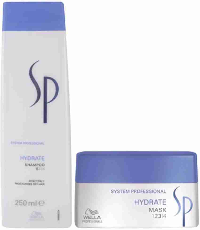 Gå op fedme rynker Wella Professionals System Professional SP Hydrate Shampoo & Mask Combo  Pack - Price in India, Buy Wella Professionals System Professional SP  Hydrate Shampoo & Mask Combo Pack Online In India, Reviews, Ratings &  Features | Flipkart.com