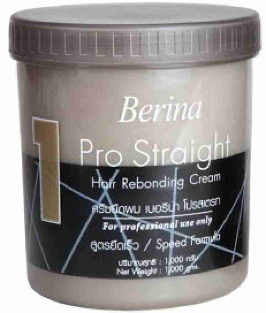 Berina pro straight 2025 hair rebonding cream