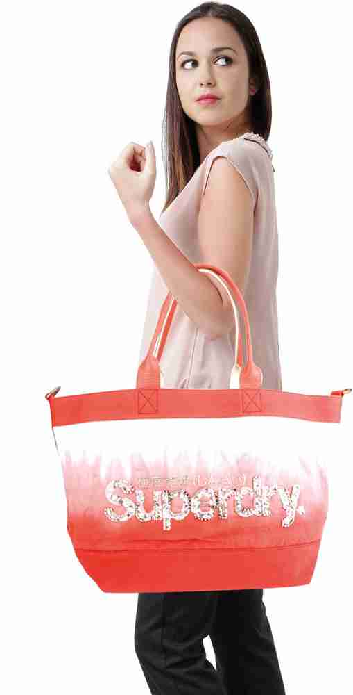 Buy Superdry Women Red White Pink Shoulder Bag Coral Dip Dye Online Best Price in India Flipkart