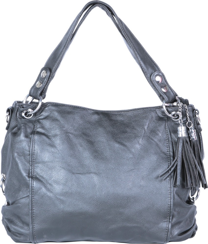 Buy David Jones Women Black Hand-held Bag BLACK-3 Online @ Best Price in  India
