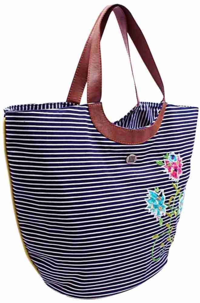 Bellissa Blue Checks Medium Mini Box Shoulder Handbag