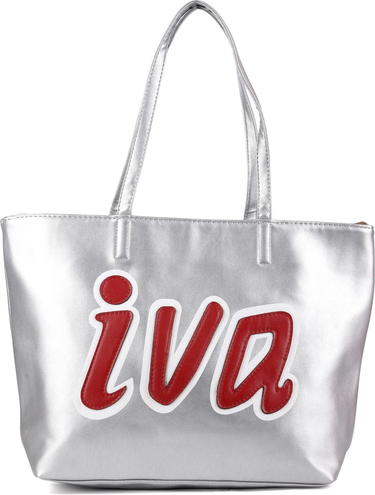 Buy iva Women Silver Hand-held Bag Silver Online @ Best Price in India