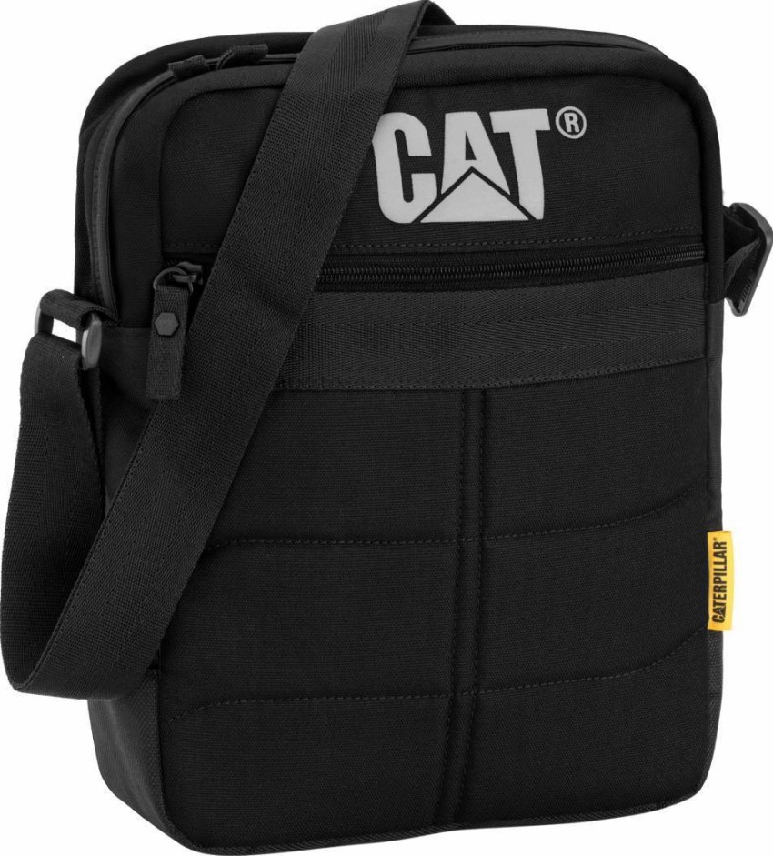 Buy CATERPILLAR Men Black Messenger Bag Black Online Best Price