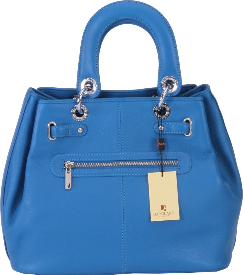 Buy Da Milano Women Blue Hand held Bag Light Blue Online Best