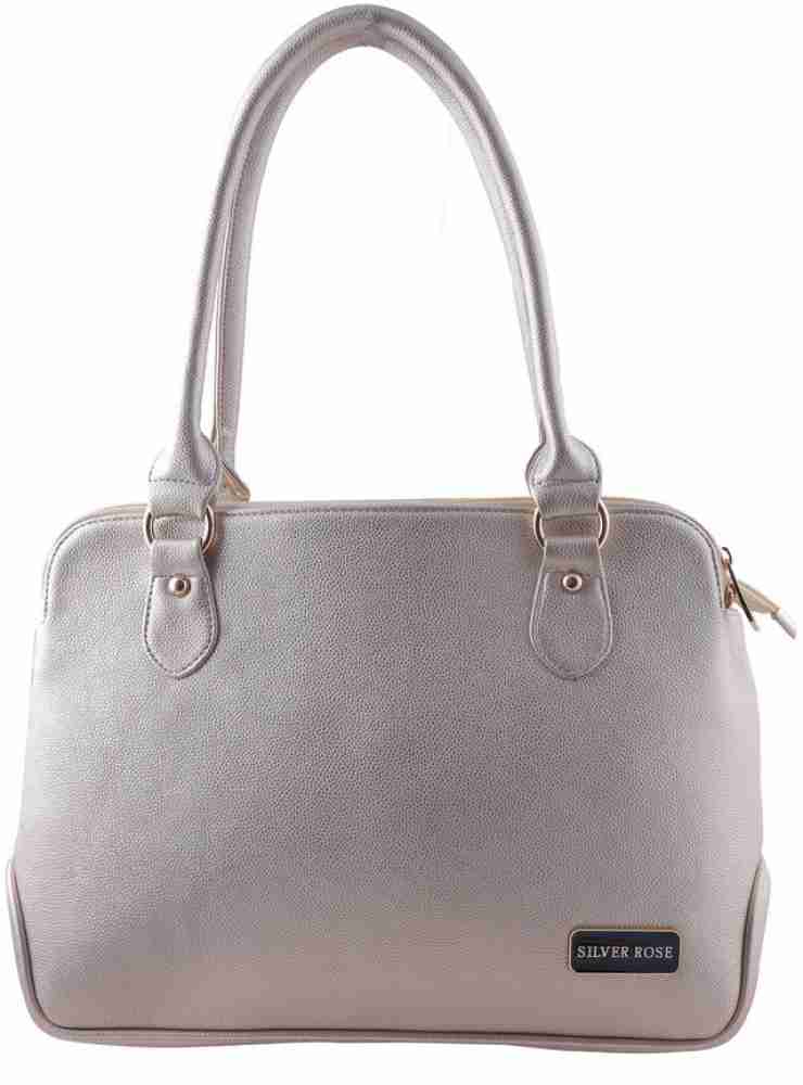 Buy Silver Rose Women Grey Shoulder Bag Gold Online Best Price