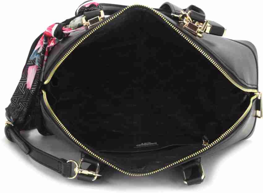 Buy ALDO Women Black Hand-held Bag Black Smooth W/Lt Gold Hw Online @ Best  Price in India