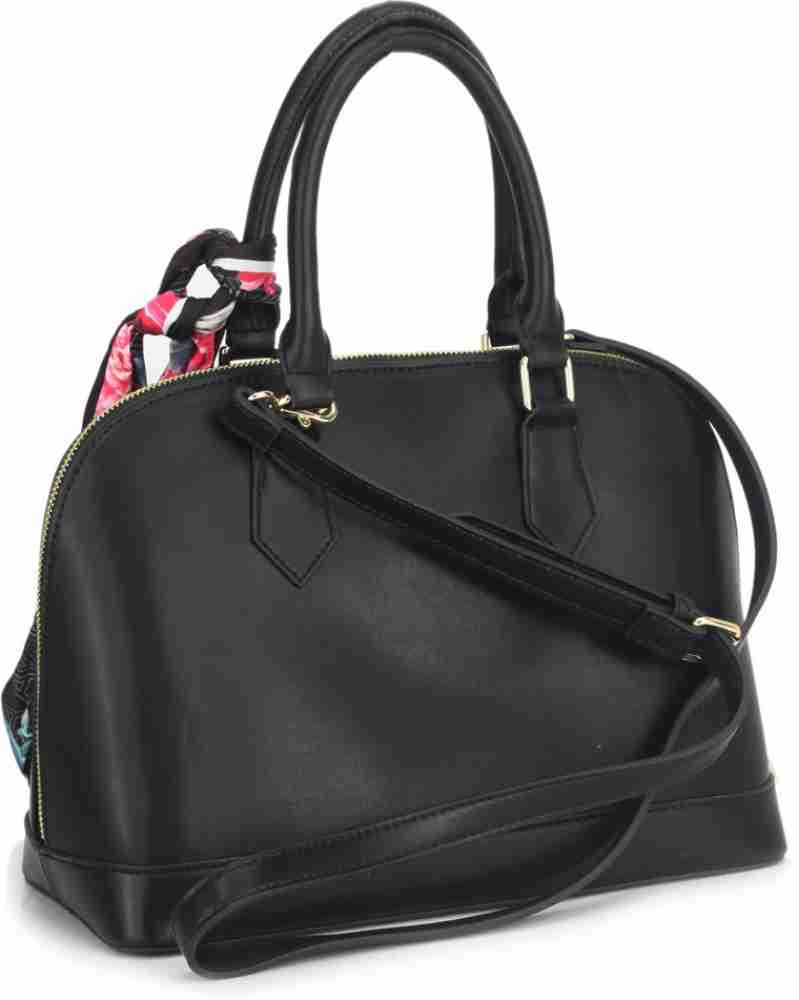 Buy ALDO Women Black Hand-held Bag Black Smooth W/Lt Gold Hw Online @ Best  Price in India
