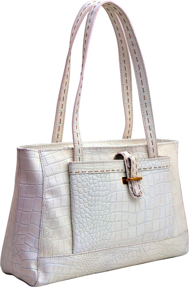 Hidesign White Leather Bag Purse