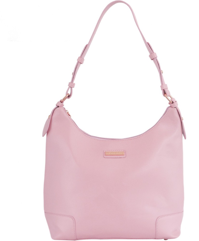 Lino Perros Women's Pink Synthetic Leather Hobo