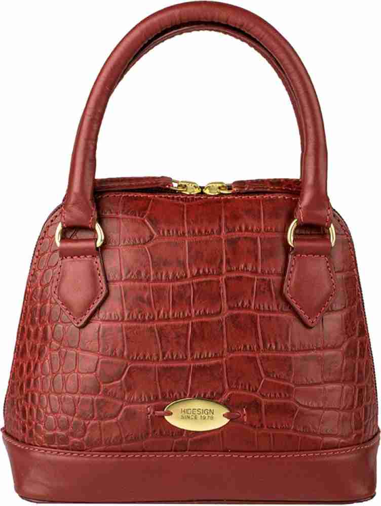 Hidesign Handbags : Buy Hidesign Maroon Hobo Bag Online