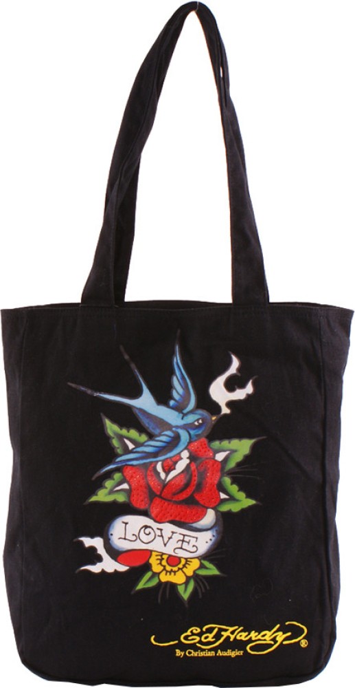 Ed hardy clearance tote bag