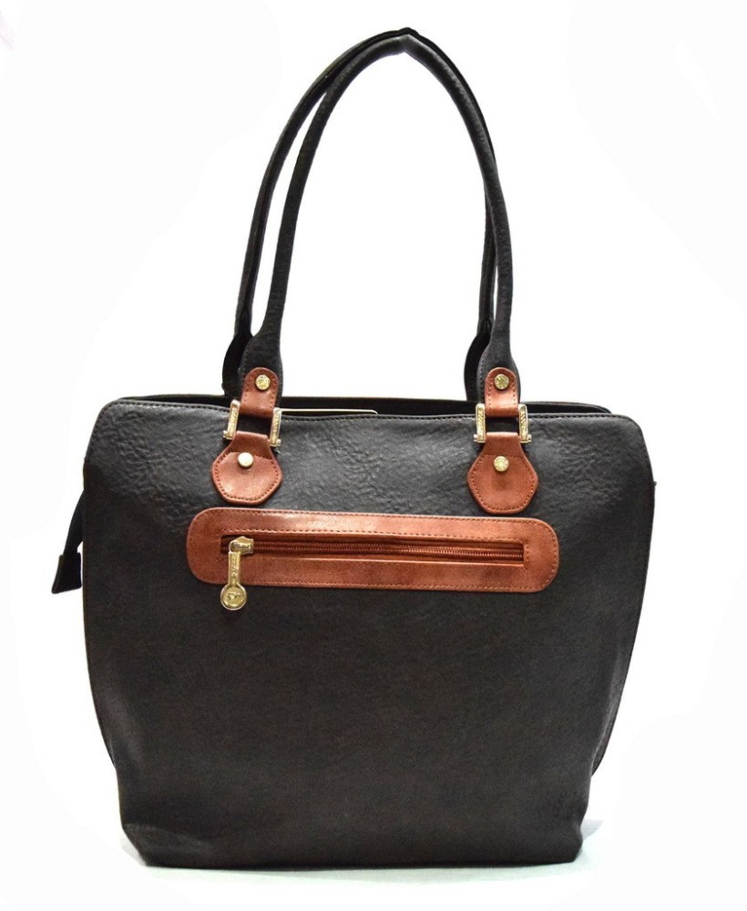 Ladies Premium Leather hand bag 997420 (BLACK) – SREELEATHERS