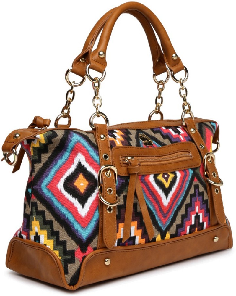 Buy Covo Women Multicolor Shoulder Bag Brown Multi Online Best