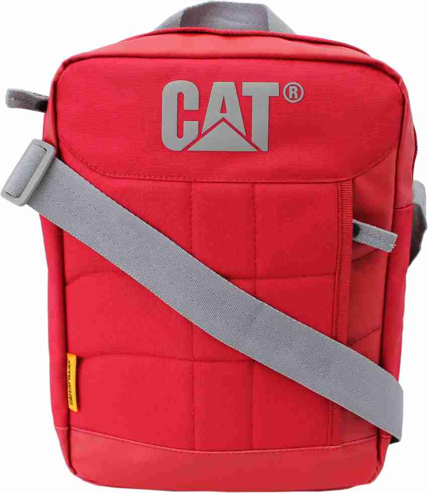 Buy CATERPILLAR Men Red Messenger Bag Red Online @ Best Price in India