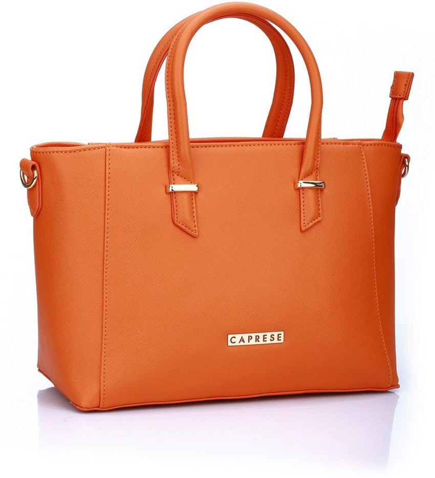 Buy Caprese Women Orange Tote Orange Online Best Price in India