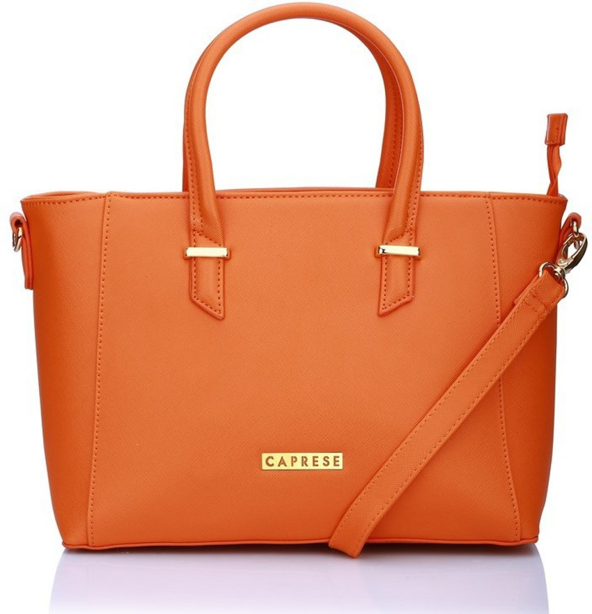 Buy Caprese Women Orange Tote Orange Online Best Price in India