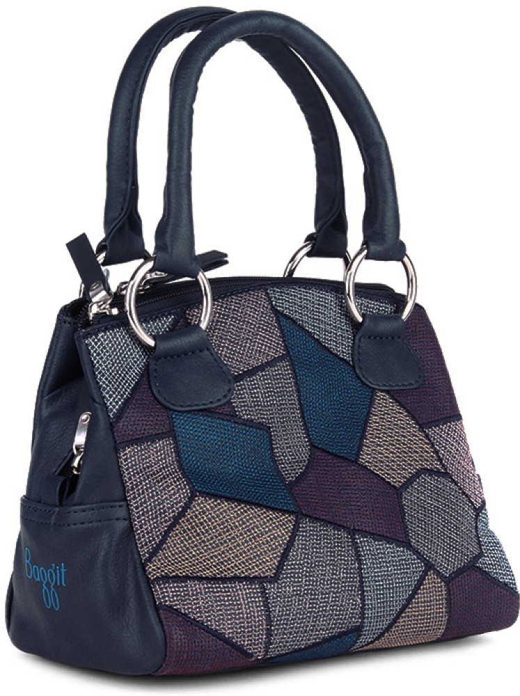 Buy Baggit Women Multicolor Hand held Bag Blue Online Best Price