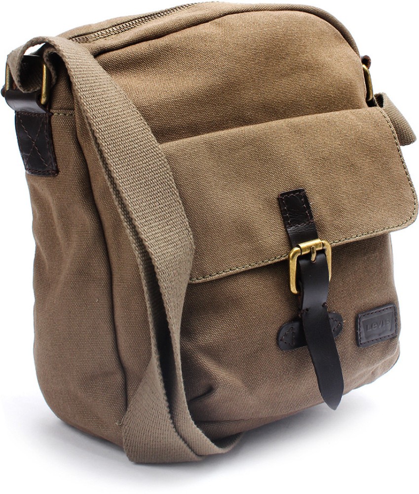 Buy LEVI S Men Brown Messenger Bag Khaki Online Best Price in India Flipkart