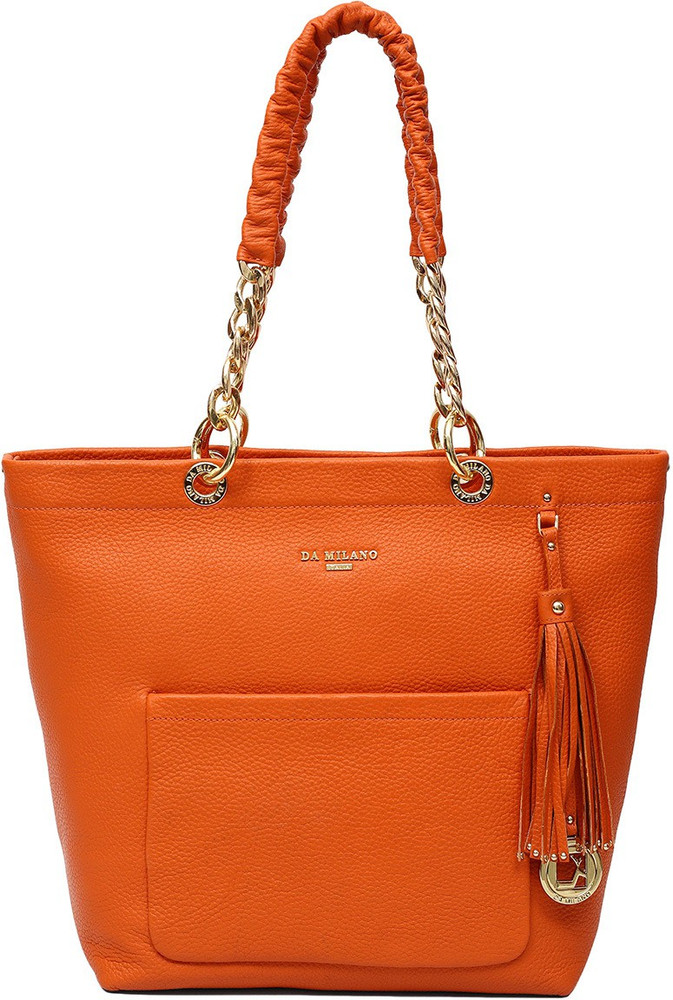 Buy Da Milano Women Orange Shoulder Bag ORANGE Online