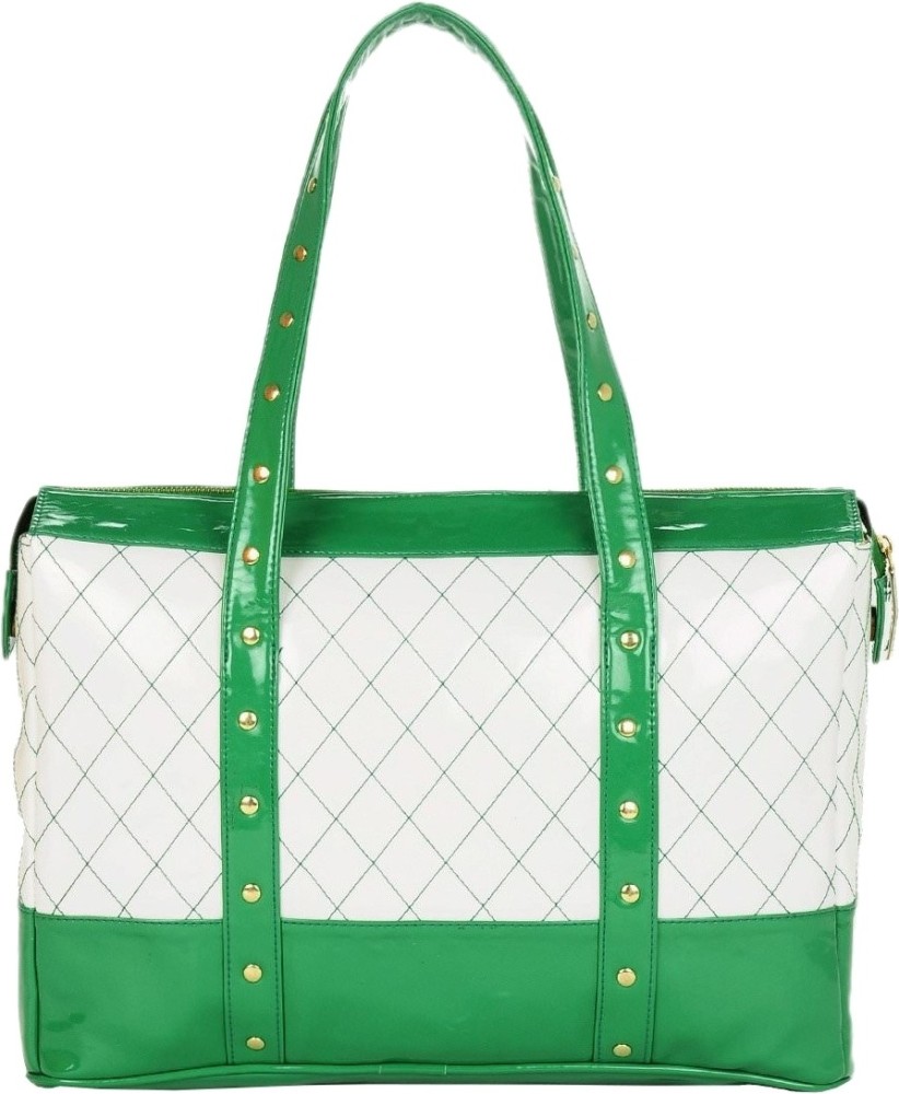 Buy 3 Mad Chicks Women White, Green Shoulder Bag Green and White Online @  Best Price in India