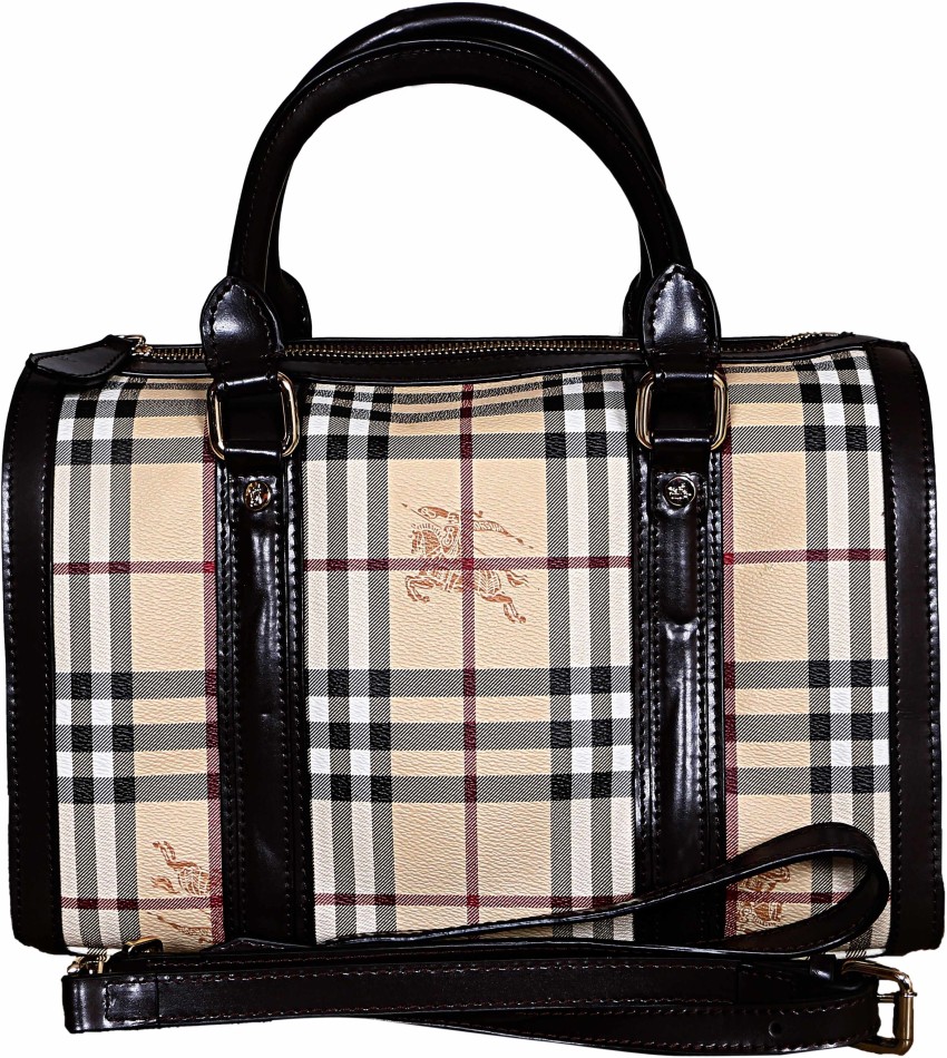 Buy Preowned  Brand new Luxury Burberry Brit Mens Black Smoked Check Leather  Laptop Bag Online  LuxepolisCom