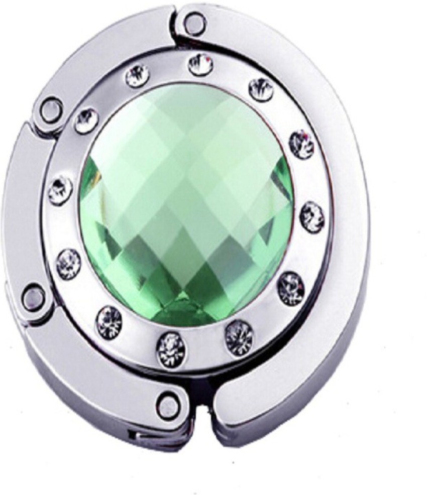 KARP Rhinestones Diamond Portable Foldable Purse Lock Hanger