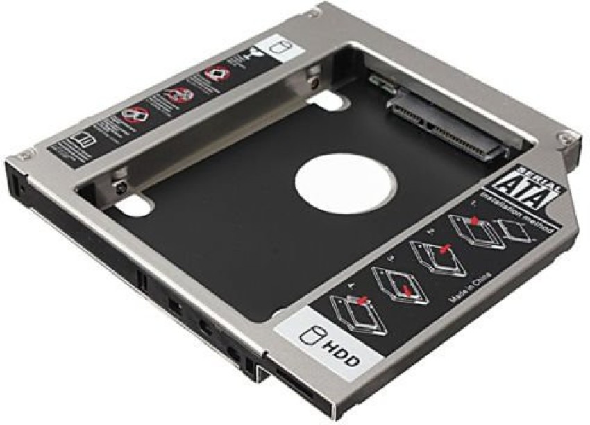 Storite Optical Bay 2nd Hard Drive Caddy, Universal for 9.5mm CD/DVD Drive  Slot (for SSD and HDD)