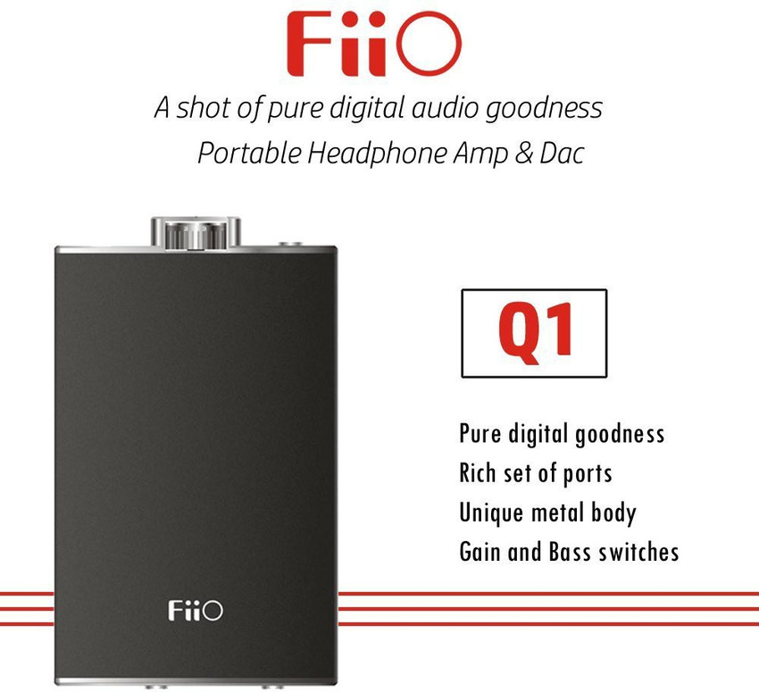 FiiO Q1 - USB DAC & AMP Portable Headphone Amplifier Price FiiO Q1 - USB DAC & AMP Portable Headphone Amplifier Price
