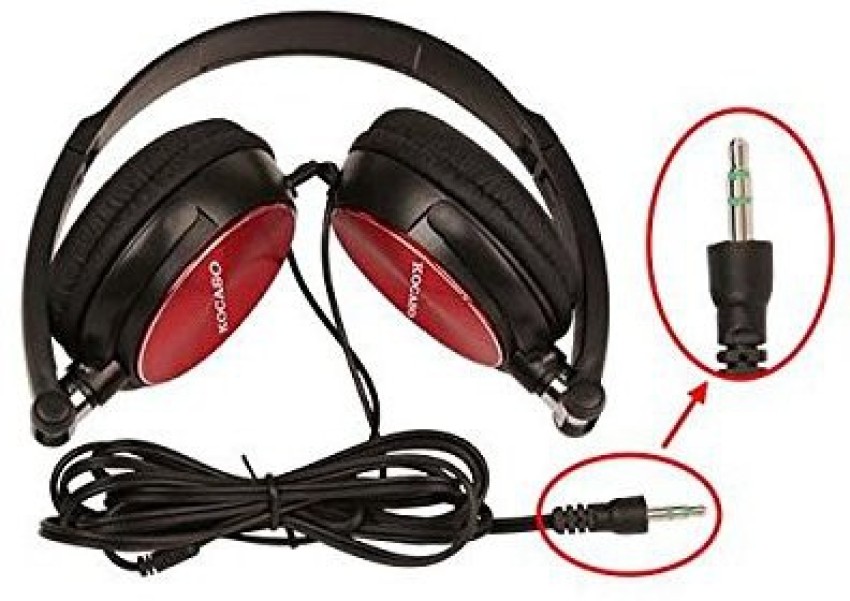 Kocaso Brand New Lightweight Swivel Folding Stereo Headphones