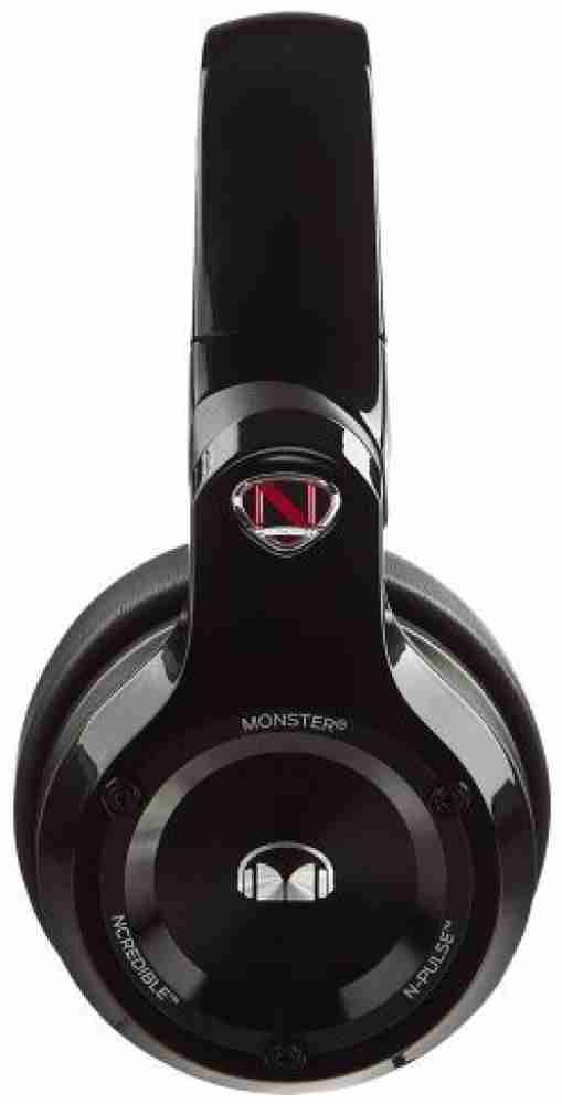 Monster Ncible Npulse Over Ear Dj Headphones Black Bluetooth